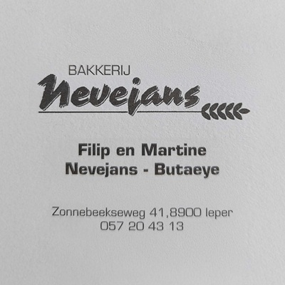 Bakkerij Nevejans